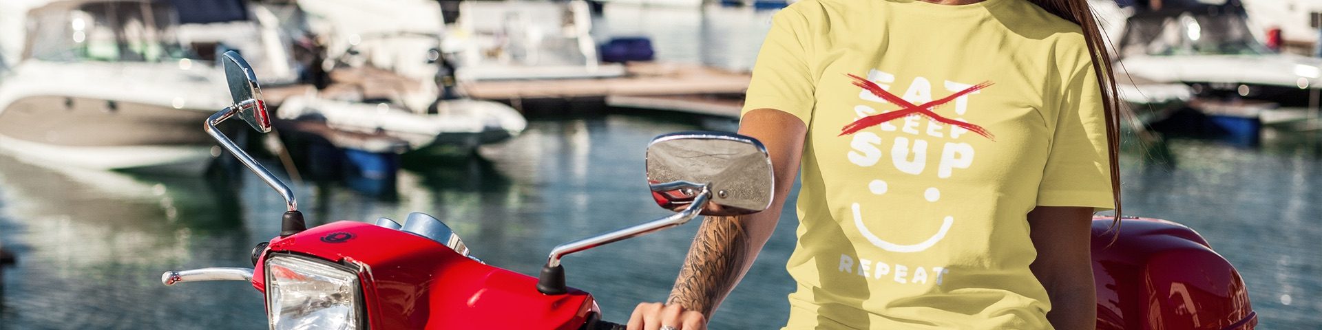 stand up paddling shirt gift woman slider