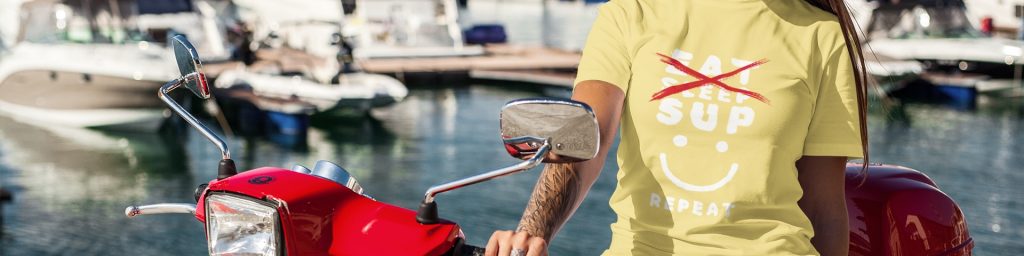 stand up paddling shirt gift woman slider